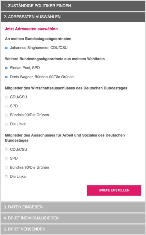 Protest-Mailtool auf Experten-Arbeit-retten.de: Einfacher geht's nicht!