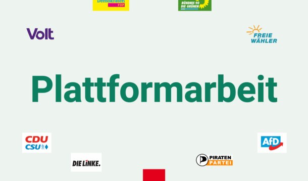 Wahlprüfsteine zur Bundestagswahl Nr.10: Das sagen die Parteien zum Thema "Plattformarbeit"