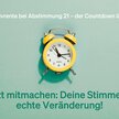 Faire Aktivrente bei Abstimmung21: Der Countdown läuft: Bringen wir die Aktivrente in die bundesweite Volksabstimmung!