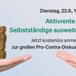 Faire Aktivrente bei der Volksabstimmung von Abstimmung21: Jetzt anmelden zur großen Online-Diskussion am Dienstag (22., 19 Uhr)!