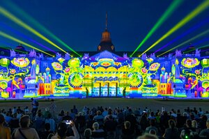 Atemberaubend und kostenlos: Die Schlosslichtspiele sind eines der Highlights in Karlsruhe