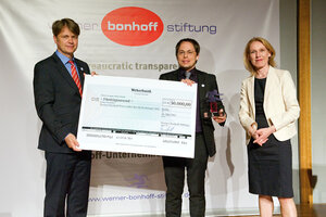 Tim Wessels erhält den mit 50.000 Euro dotierten Bonhoff-Preises