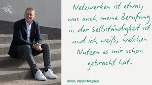 Ulrich Clausen, seit 10 Jahren Mitglied, kommt zum wiederholten Male zum Netzwerktreffen. 