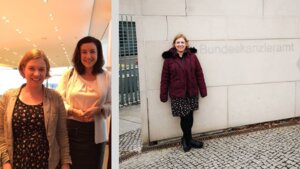 VGSD-Mitglied Nadine Luck ist der Einladung von Staatsministerin Dorothee Bär ins Bundeskanzleramt gefolgt.