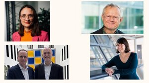 Tauschten sich aus über eine tragfähige und faire Altersvorsorge für Selbstständige: MdB Sandra Stein , MdB Prof. Dr. Armin Grau, Jörn Freynick und Andreas Lutz und MdB Linda Heitmann (von rechts oben nach links unten)