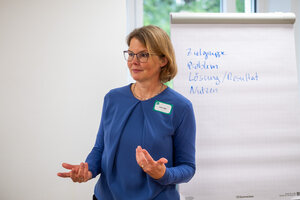 "Ich bin immer sehr beschwingt nach Hause gefahren". Verena bei ihrer Session 2024