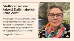 Margarete Riemer sorgt dafür, dass Ihre Kundinnen und Kunden faire Mode bekommen, die schick und nicht nach "Gewissensberuhigung" aussieht