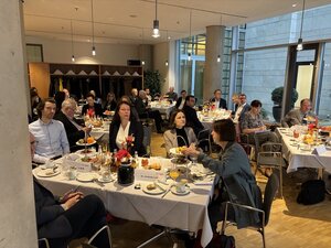 Blick in den Frühstücksraum