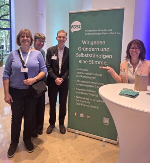 Gute Laune am VGSD-Stand!