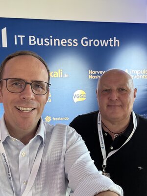 Jörn und Lars vertraten den VGSD beim IT Business Summit 2026 in Berlin. 