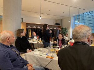 Sandra Beckmann spricht über Dienstleister/innen aus der Veranstaltungswirtschaft