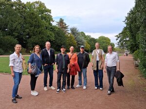 Die Teilnehmer unseres Treffens im Nordpark Düsseldorf.