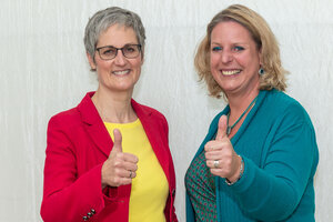 Die beiden neuen Frauen in Beirat und Vorstand des VGSD: Alexandra Meister und Claudia Kimich