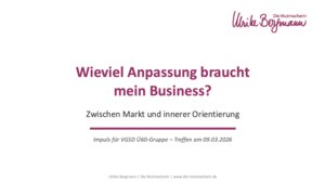 Zwischen Marktveränderungen und innerer Orientierung: das letzte Treffen der Ü60-Gruppe.