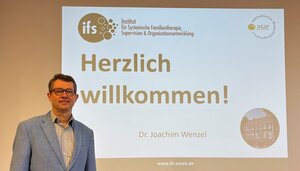 Joachim Wenzel setzt sich für gute Rahmenbedingungen von Selbstständigkeit ein