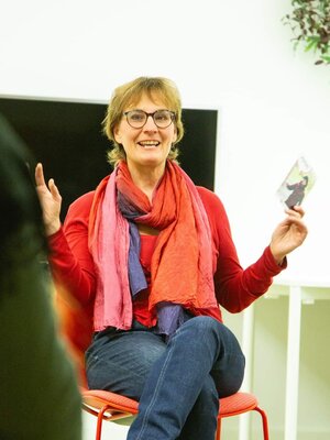 Andrea Koltermann war unsere Referentin beim letzten Themenabend mit dem Thema „Deine Stimme entscheidet“.