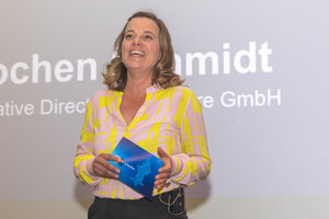 Claudia Markert von a-tv moderierte den Selbstständigentag