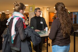 Annette Lang hielt zwei Vorträge zum Thema "Selbständigkeit und Leistungsbezug ALG II – Fluch und Segen zugleich"