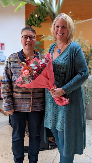 Neues und altes Vorstandsmitglied: Silke Wüstholz mit ihrer Vorgängerin Claudia Kimich