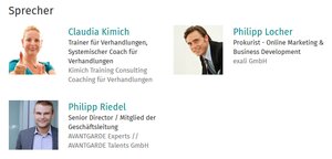 Das sind die drei Sprecher des Freelancer Forums 2017