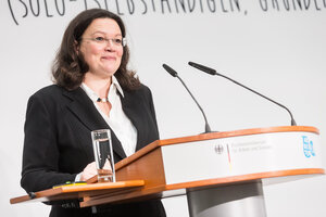 Bundesarbeitsministerin Andreas Nahles