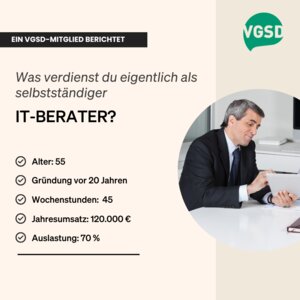 Sebastian P*: "Insgesamt bin ich sehr zufrieden mit der Selbstständigkeit. Mein einziges, aber wirklich großes Problem ist die Sorge, als scheinselbstständig eingestuft werden zu können."