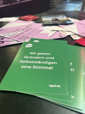 Der VGSD war auf dem Summit sichtbar vertreten. 