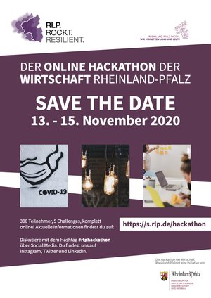 Das ist der Infoflyer mit dem das MWVLW um die Teilnahme am Hackathon kommendes Wochenende wirbt.