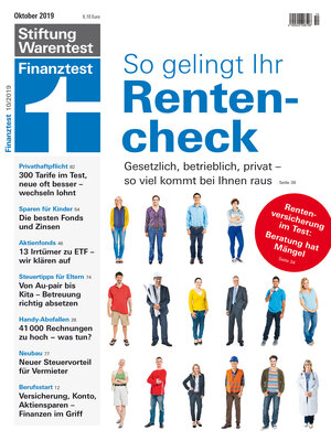 Finanztest-Cover Oktober 2019