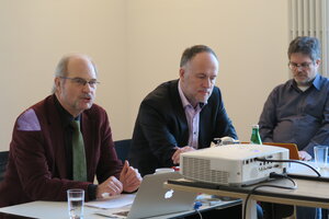 Dr. Reinhold Thiede (DRV), Dr. Andreas Lutz (VGSD), Jan-Peter Wahlmann (AGD)