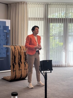 Auch Tanja Gönner vom BDI sprach im Rahmen des Events. 