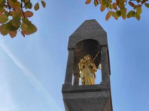 Die Mariensäule in Pasing – ein echter Blickfang.