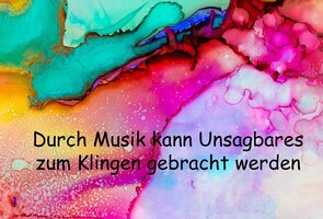 "Ohne Musik wäre das Leben ein Irrtum" (F. Nietzsche)