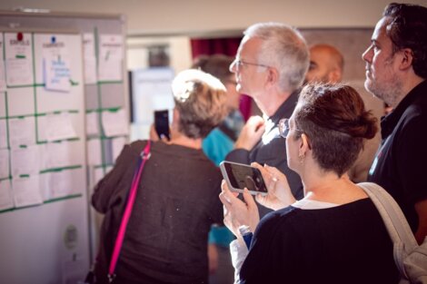 Wo geht's als nächstes hin? Der Sessionplan gibt Orientierung. 