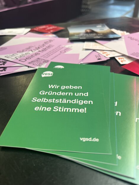 Der VGSD war auf dem Summit sichtbar vertreten. 