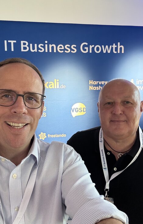 Jörn und Lars vertraten den VGSD beim IT Business Summit 2026 in Berlin. 