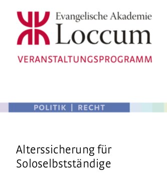 Die Einladung zur Tagung am 5./6. April 2017 (Ausschnitt).