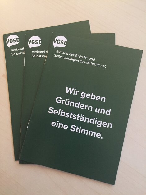 Endlich hat der VGSD eine Broschüre, die knapp und verständlich erklärt, was wir tun.