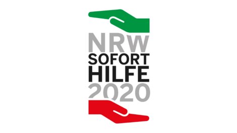 Mit diesem Logo bewarb das Land NRW die im Frühjahr 2020 vergebene Soforthilfe