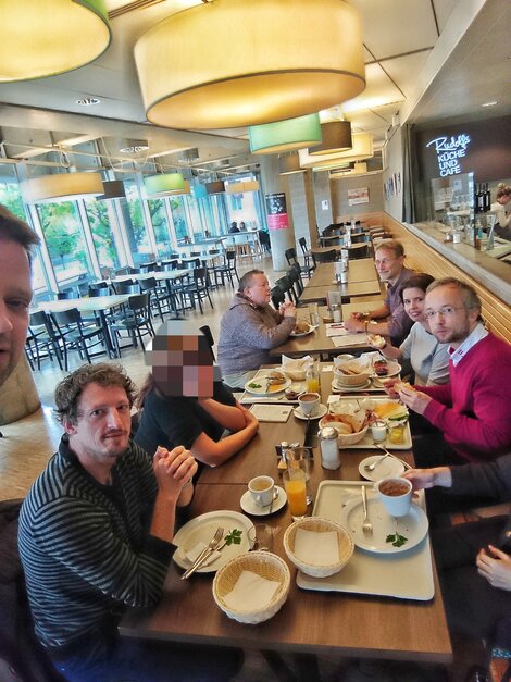 Die Teilnehmer des vierten VGSD-Frühstücks in Stuttgart