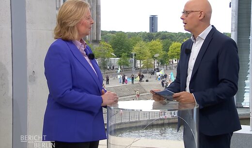 Bärbel Bas im ARD-Sommerinterview: "Versetzungsgefährdet, aber noch nicht durchgefallen"