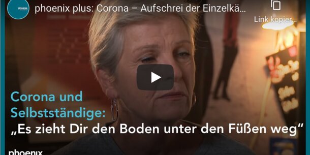 Update: Phoenix-Reportage "Aufschrei der Einzelkämpfer" wird online in Zoom-Konferenz diskutiert