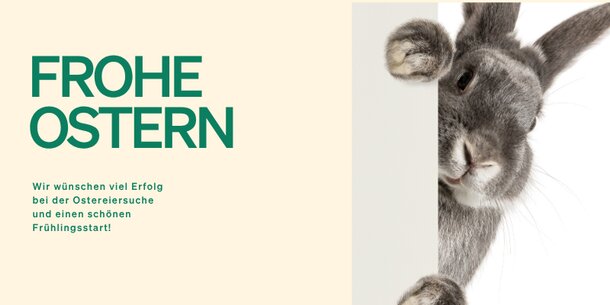 Wir wünschen ...: Frohe Ostern!