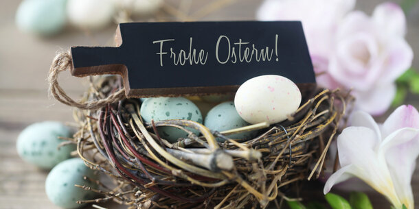 Wir wünschen dir...: Frohe Ostern!