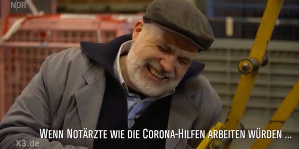 Wenn Notärzte wie die Corona-Hilfen arbeiten würden ...