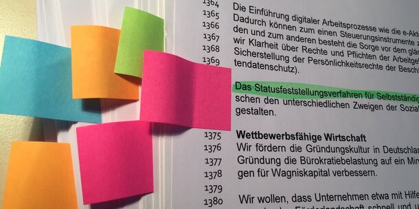 Der Koalitionsvertrag unter der Lupe / Update: Jetzt mit Video!