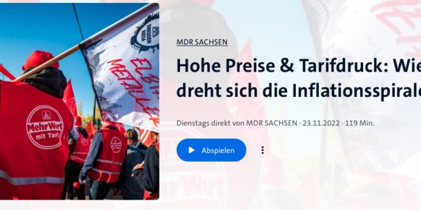 Inflations- und Krisenfolgen: VGSD-Vorstand in spannender Radio-Talkshow