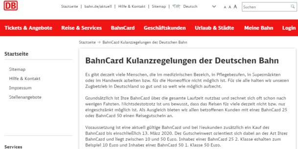 Kostenlose Reisegutscheine: Kleiner Trost für BahnCard-Kunden