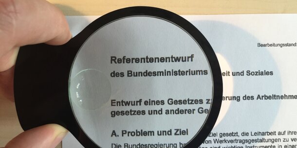 Neuer Gesetzesentwurf: Statt „Katalog des Schreckens“ nun „Best of BAG“