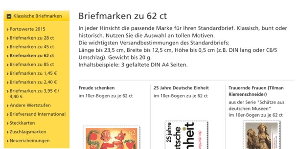 Deutsche Post: Weitere Portoerhöhungen - Geht's noch kurzfristiger?
